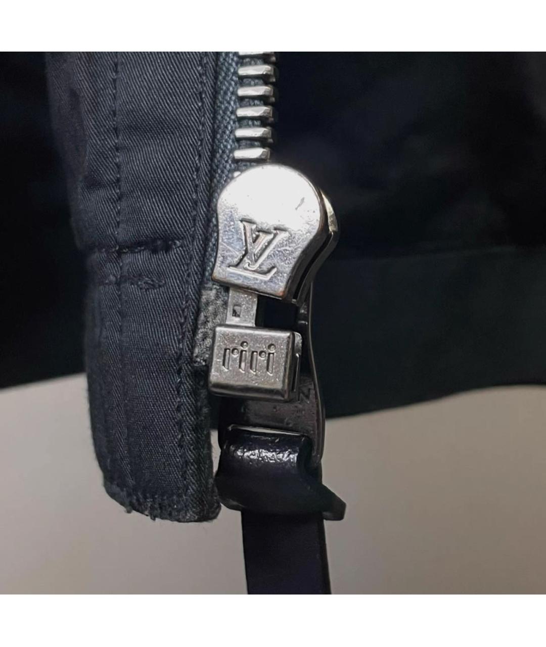 LOUIS VUITTON Темно-синяя хлопковая куртка, фото 5