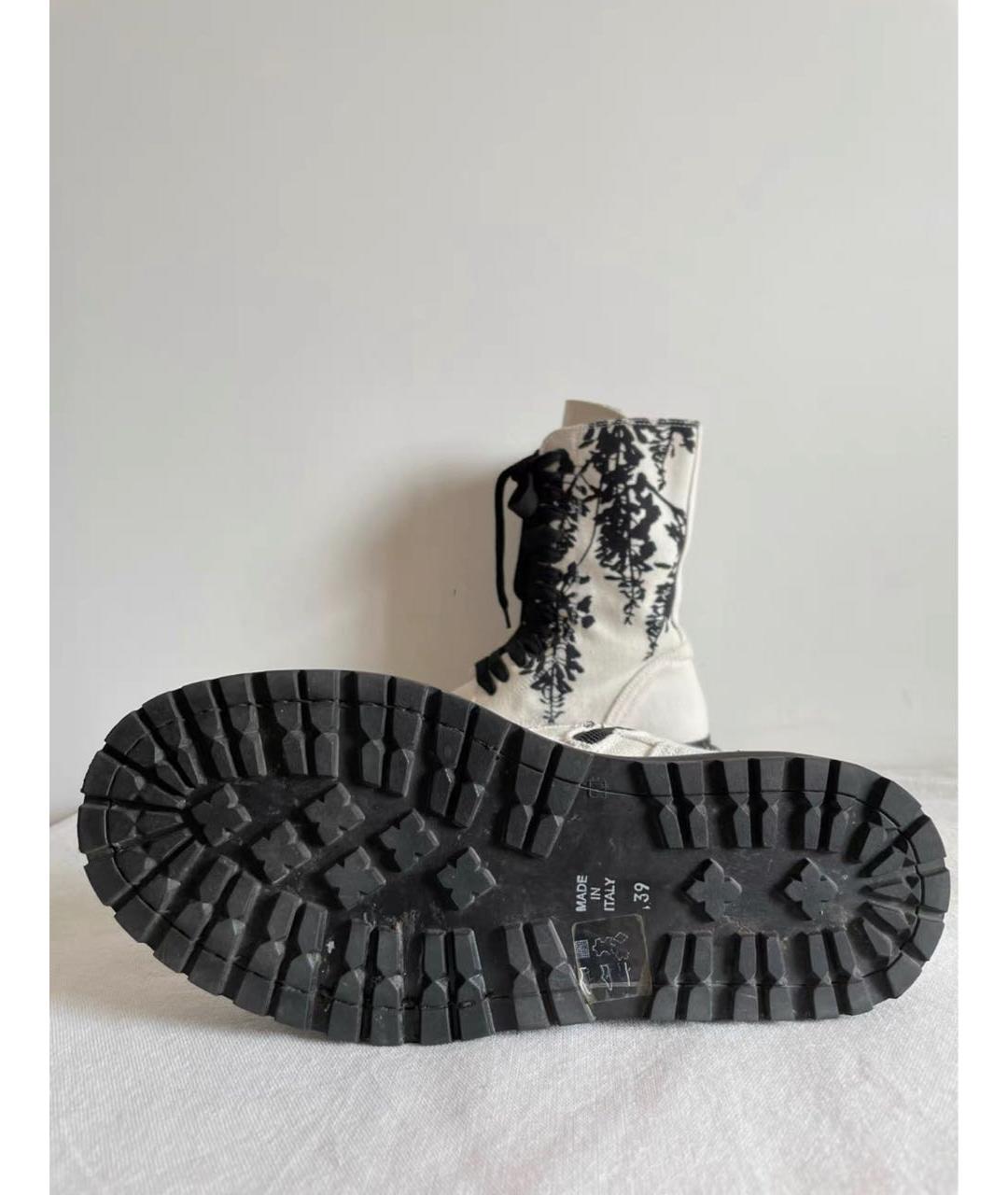ANN DEMEULEMEESTER Белые ботинки, фото 5