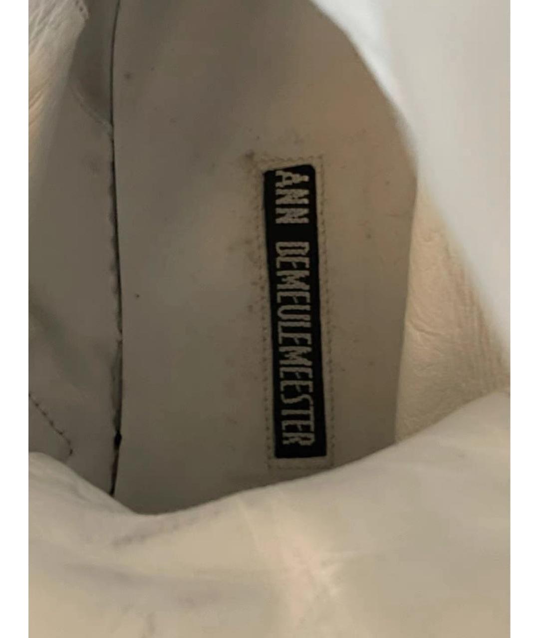 ANN DEMEULEMEESTER Белые ботинки, фото 6