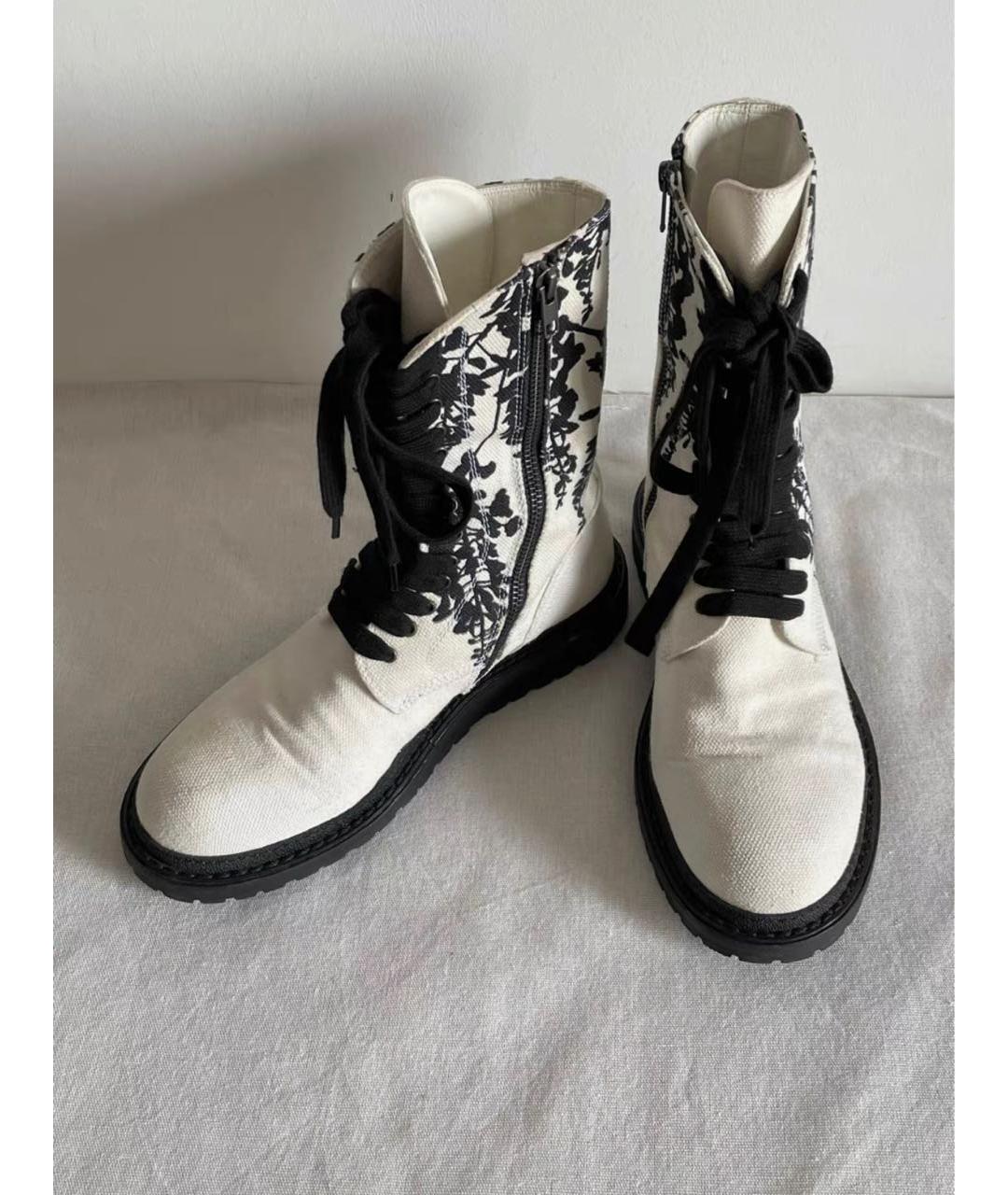 ANN DEMEULEMEESTER Белые ботинки, фото 3