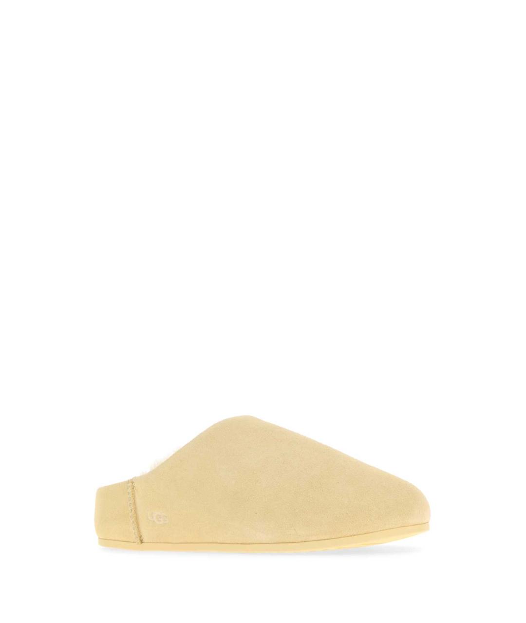 UGG AUSTRALIA Бежевые замшевые мюли, фото 2