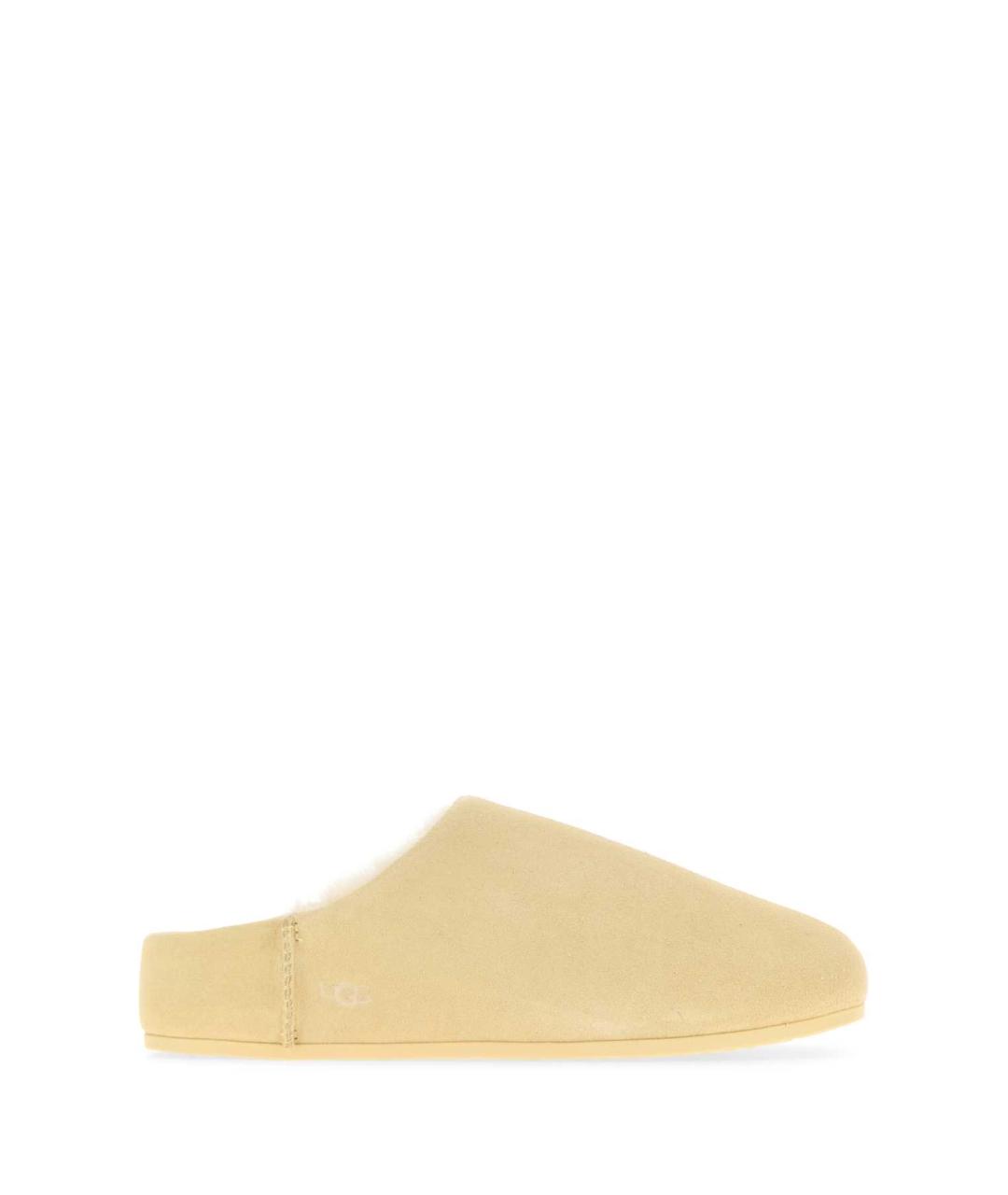 UGG AUSTRALIA Бежевые замшевые мюли, фото 1