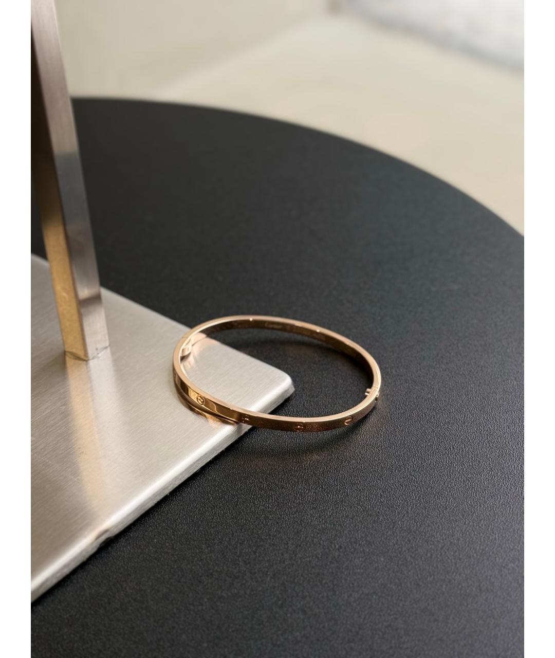 CARTIER Золотой браслет из розового золота, фото 4