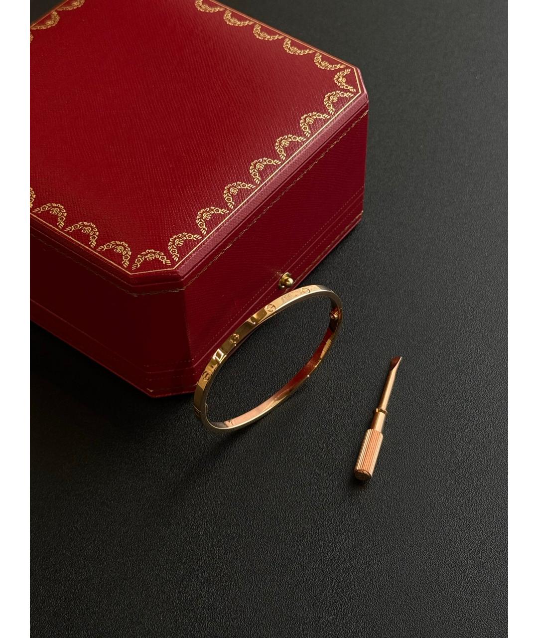 CARTIER Золотой браслет из розового золота, фото 2
