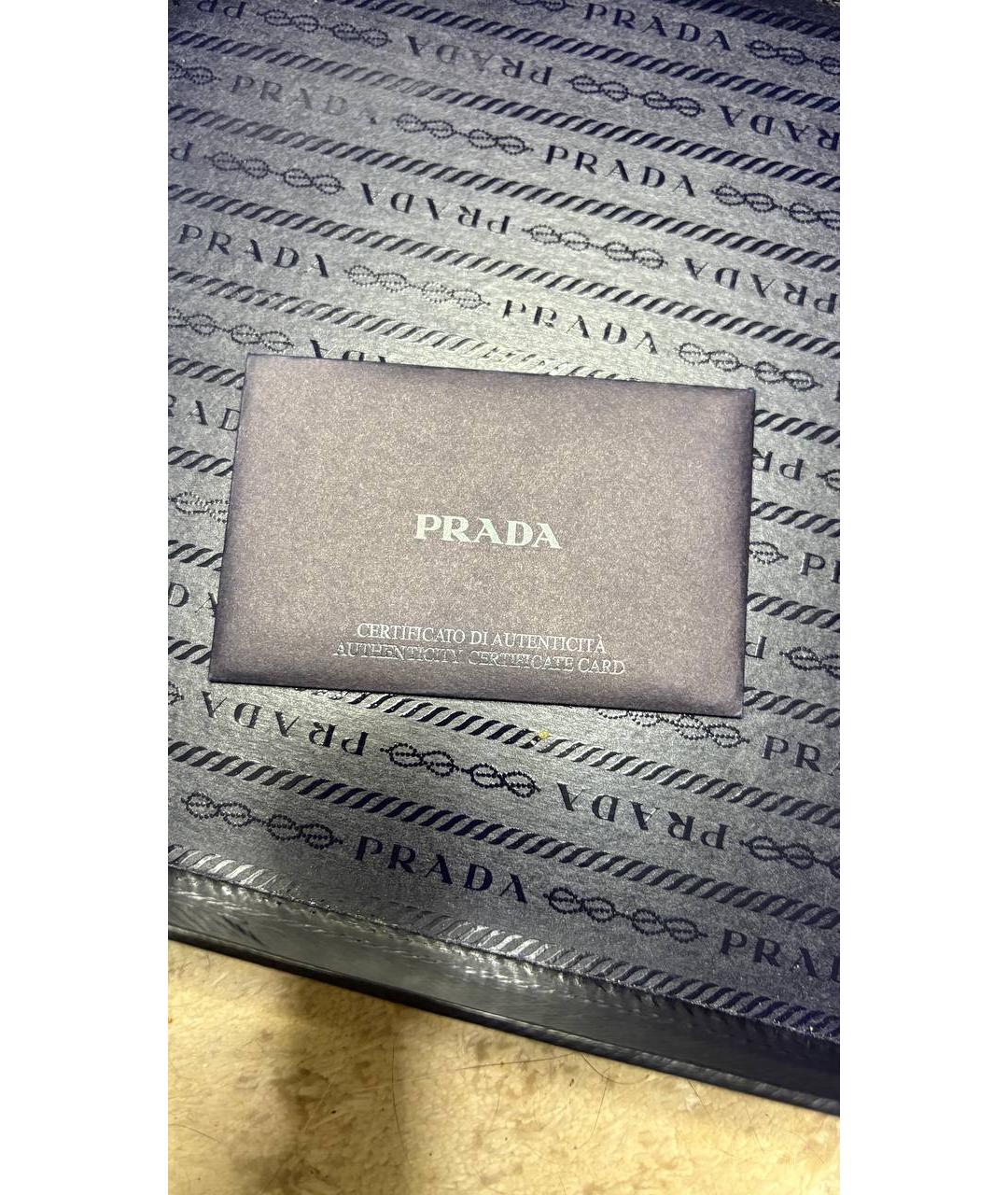 PRADA Розовая кожаная сумка через плечо, фото 4