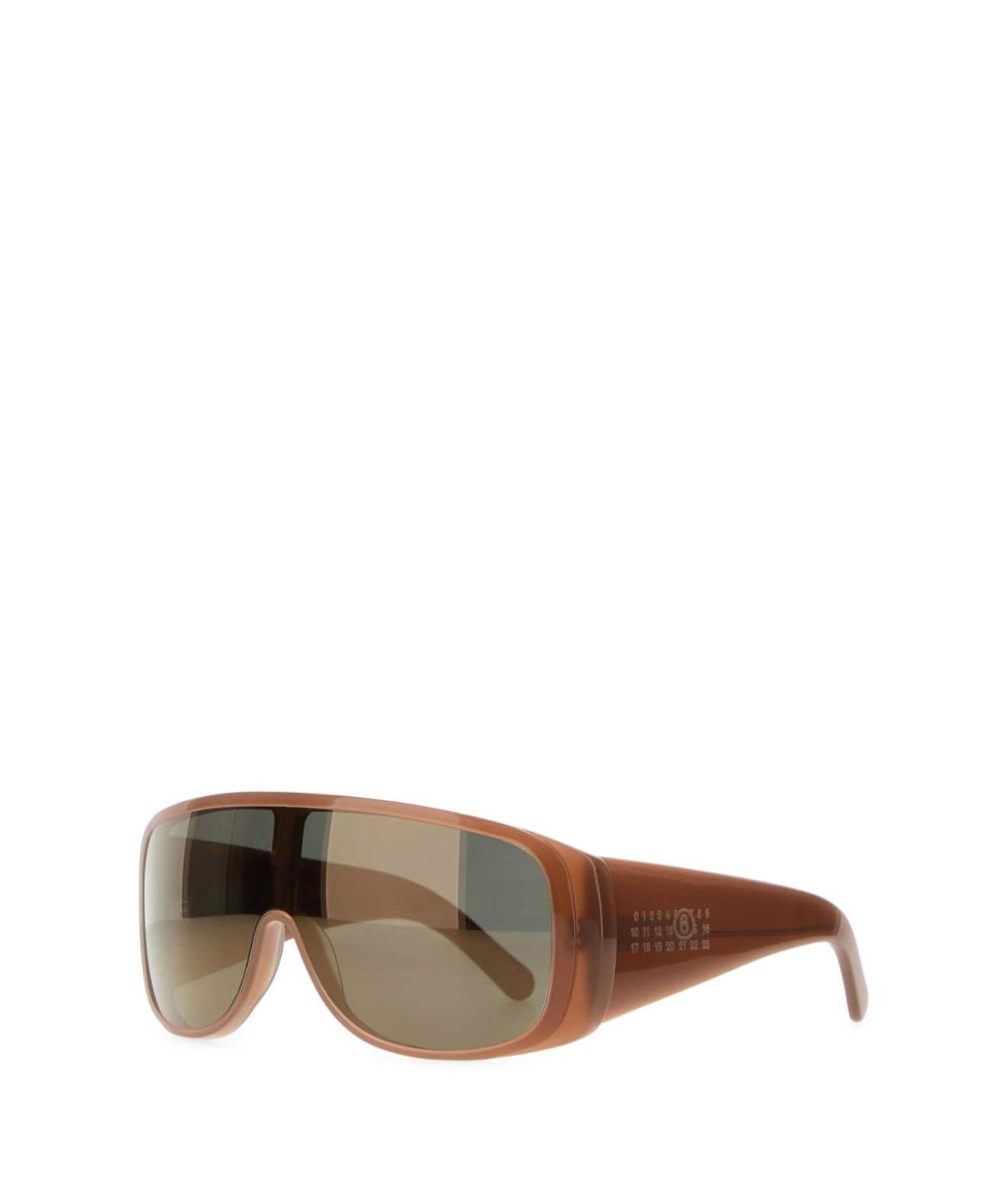 MM6 MAISON MARGIELA Коричневые солнцезащитные очки, фото 1