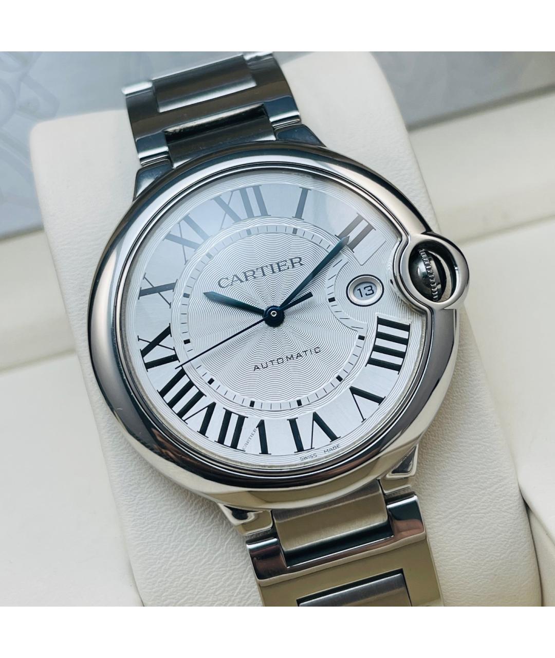 CARTIER Серебряные металлические часы, фото 4
