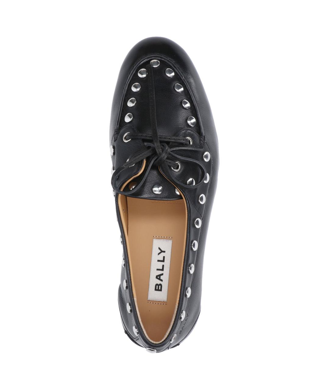 BALLY Черные кожаные лоферы, фото 5