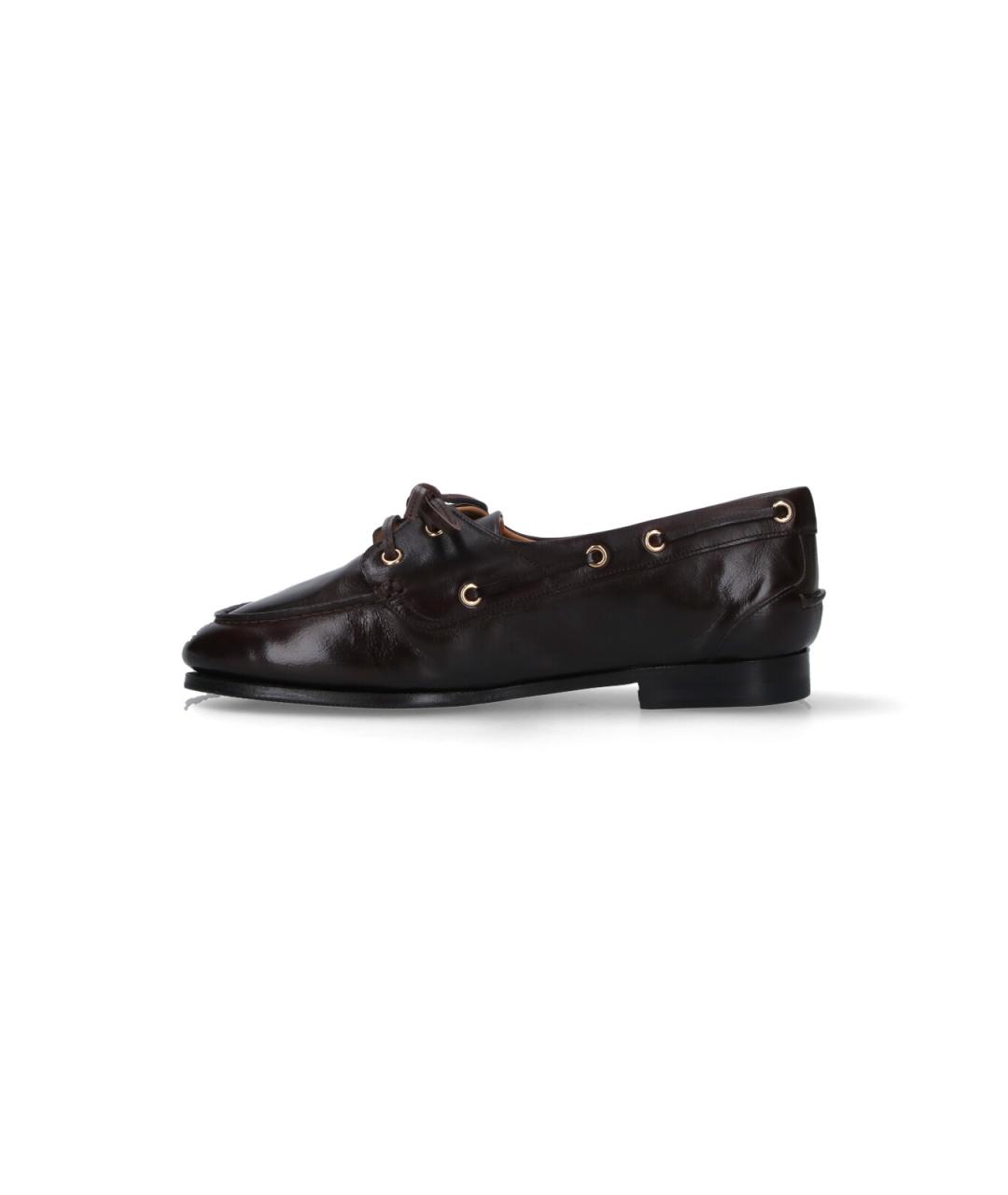 BALLY Коричневые кожаные лоферы, фото 3