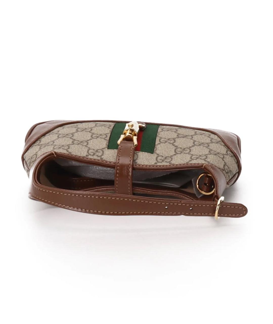 GUCCI Коричневая сумка с короткими ручками, фото 6
