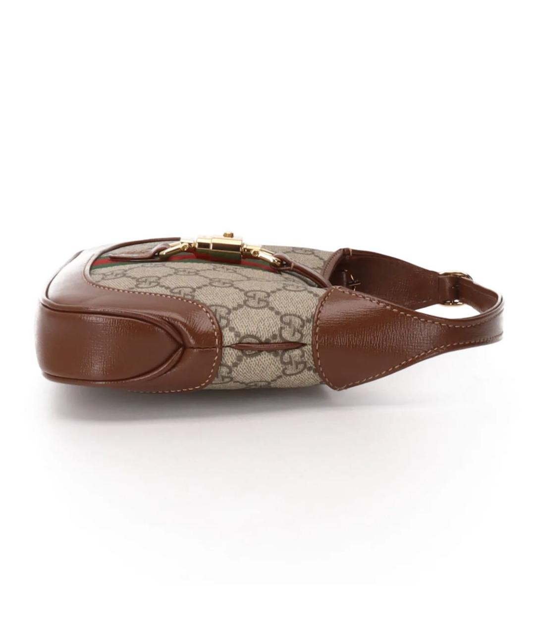 GUCCI Коричневая сумка с короткими ручками, фото 4