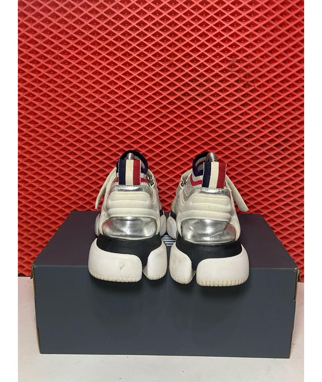 MONCLER Серые кроссовки, фото 4