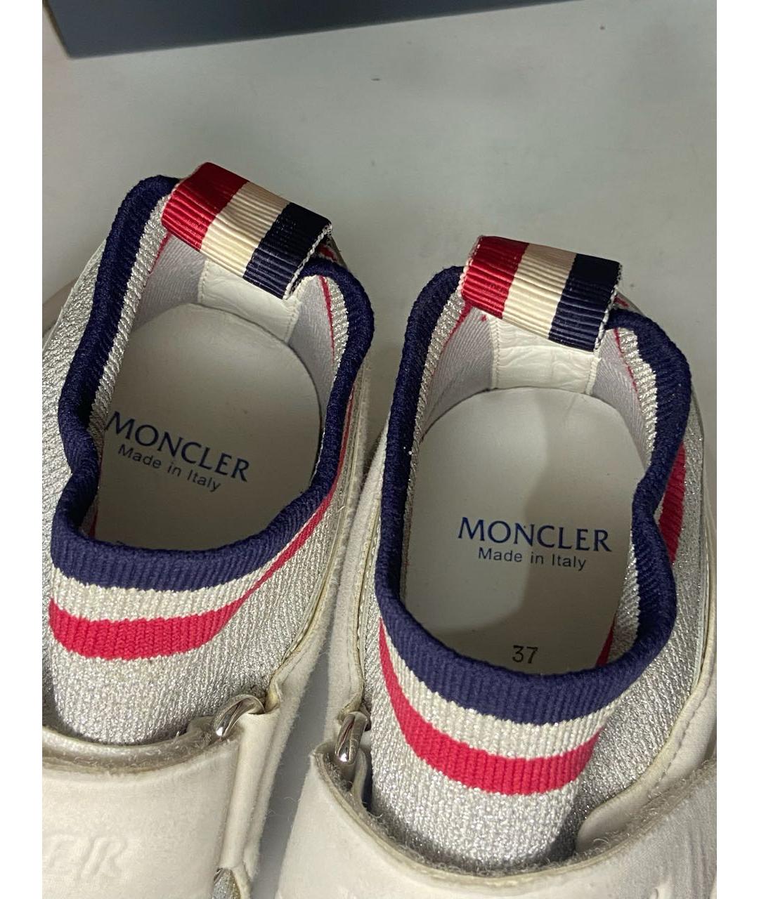 MONCLER Серые кроссовки, фото 6