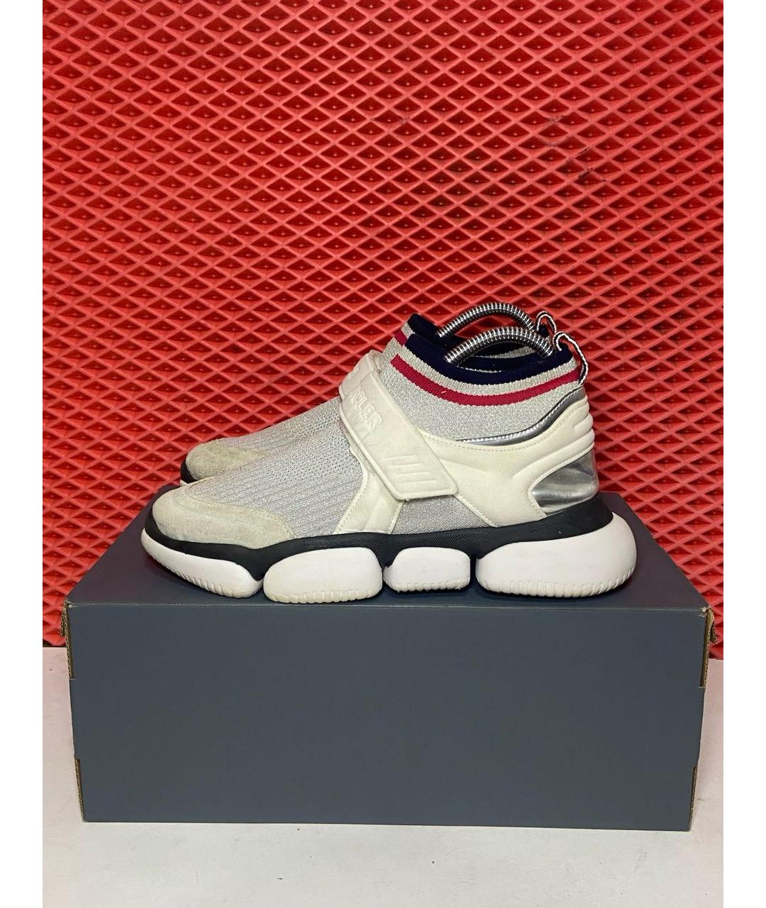 MONCLER Серые кроссовки, фото 9