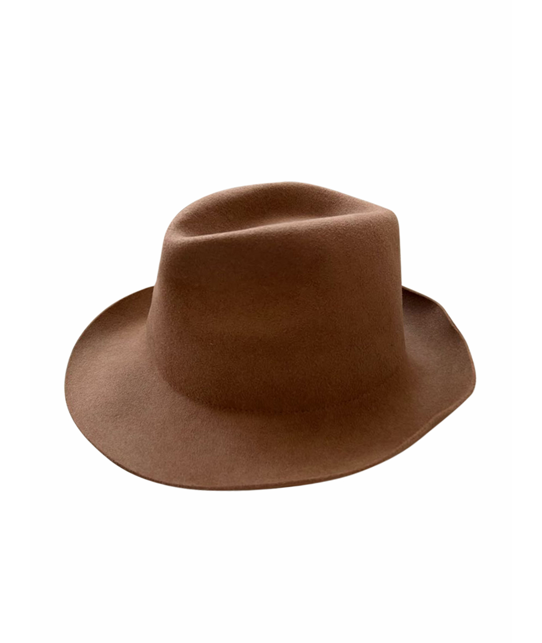 STELLA MCCARTNEY Коричневая шерстяная шляпа, фото 1