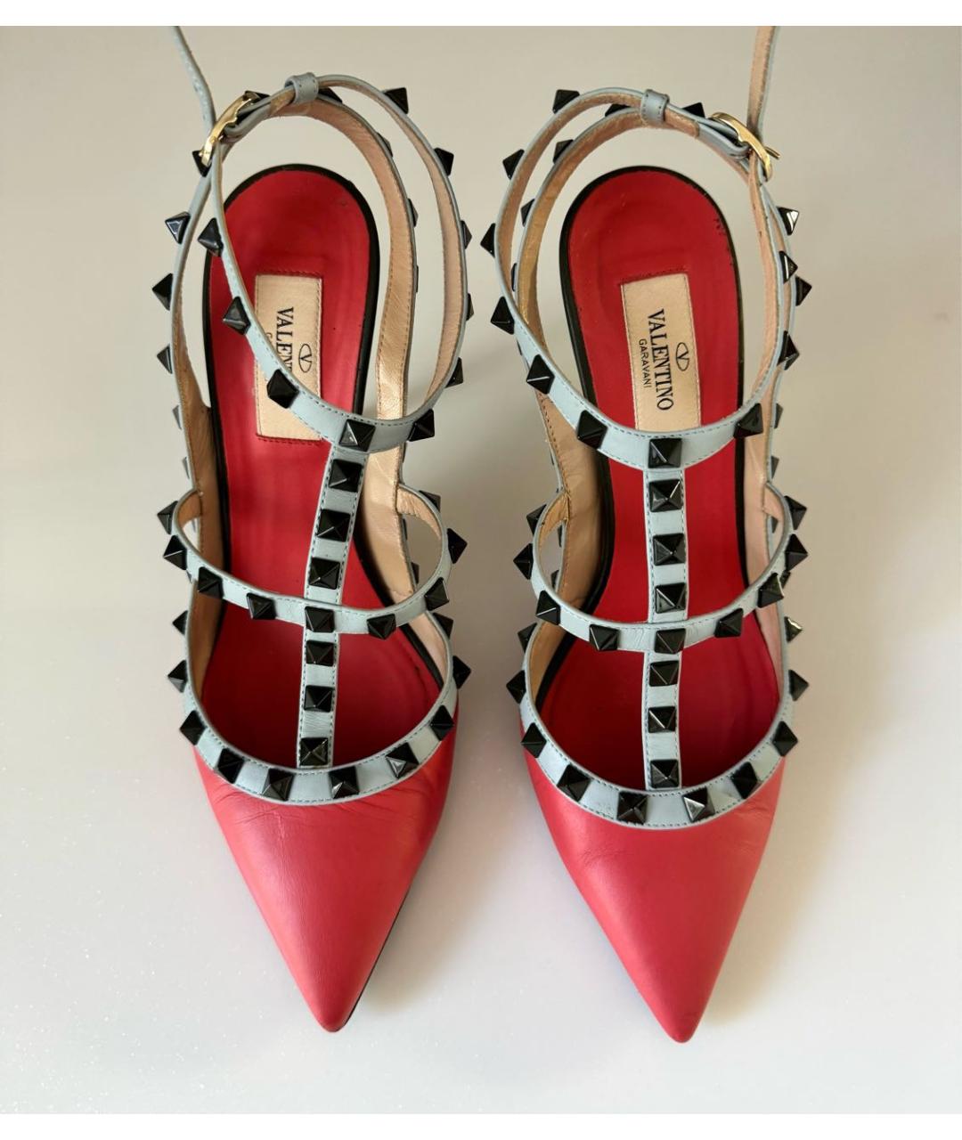VALENTINO Мульти кожаные босоножки, фото 2