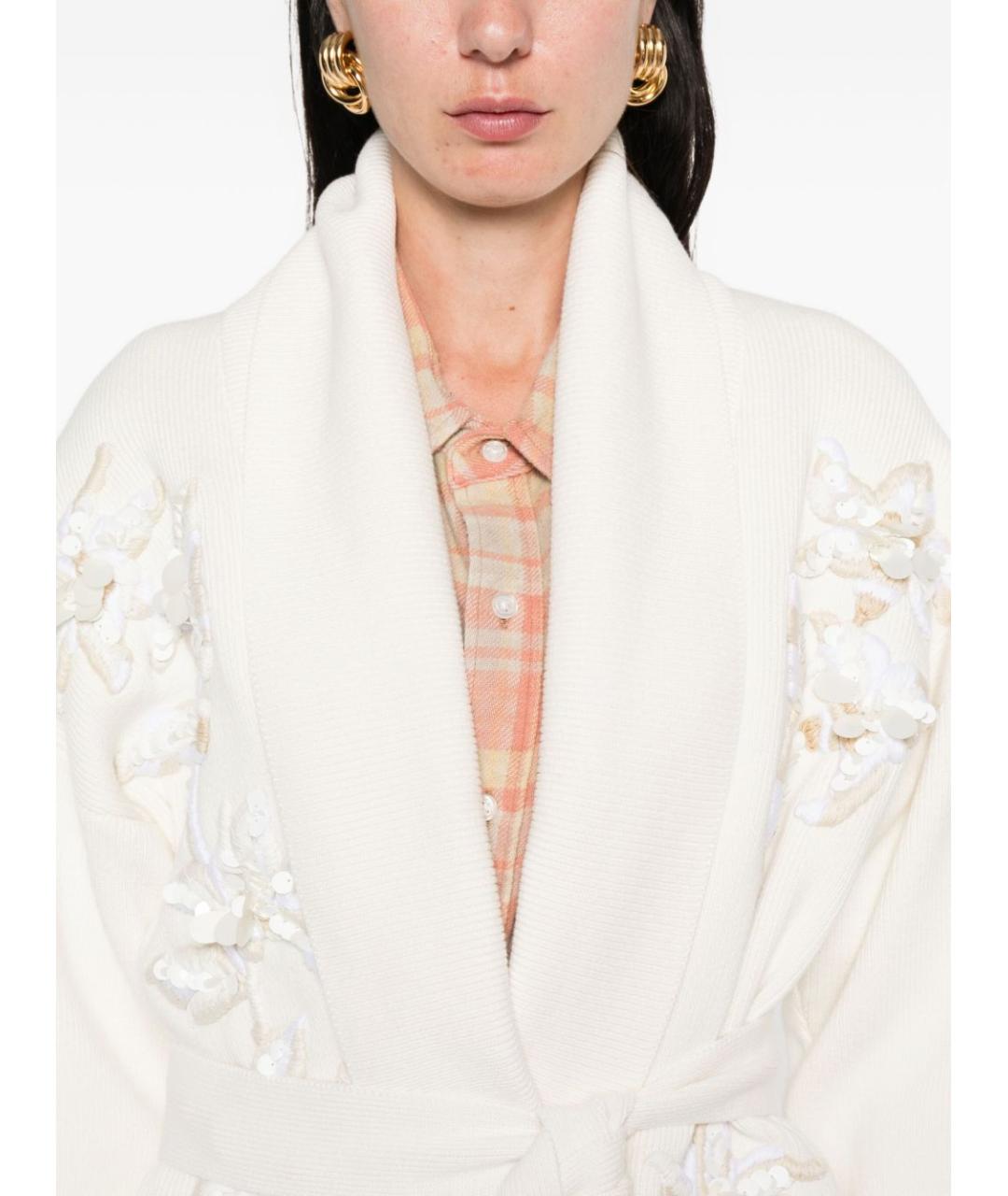 GOLDEN GOOSE DELUXE BRAND Бежевый кардиган, фото 4