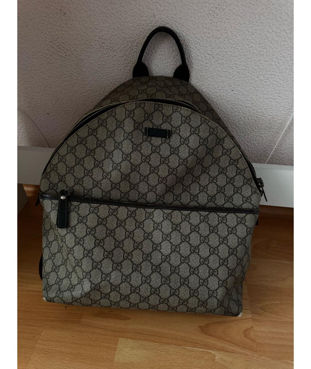GUCCI Бежевый рюкзак, фото 4