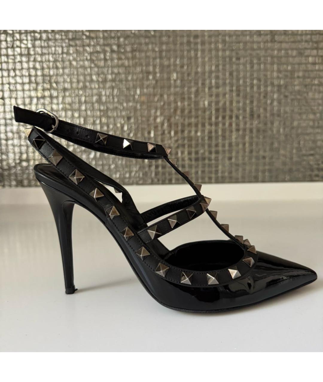 VALENTINO Черные туфли из лакированной кожи, фото 8