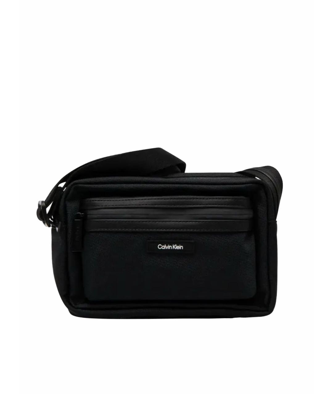 CALVIN KLEIN Черная сумка на плечо, фото 1