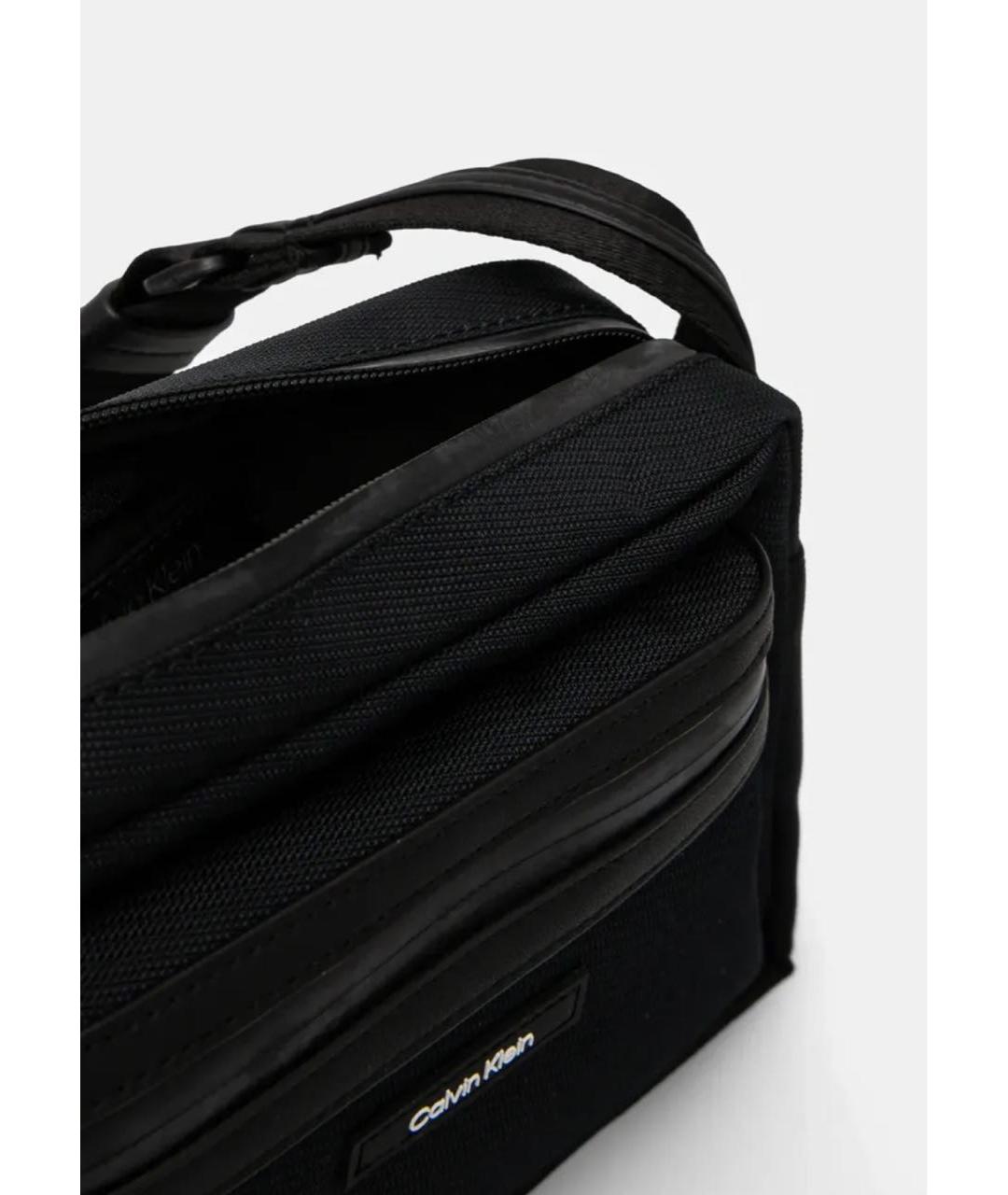 CALVIN KLEIN Черная сумка на плечо, фото 2