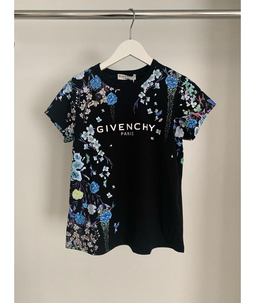 GIVENCHY Черная хлопковая футболка, фото 5