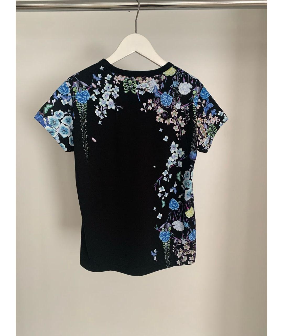 GIVENCHY Черная хлопковая футболка, фото 2