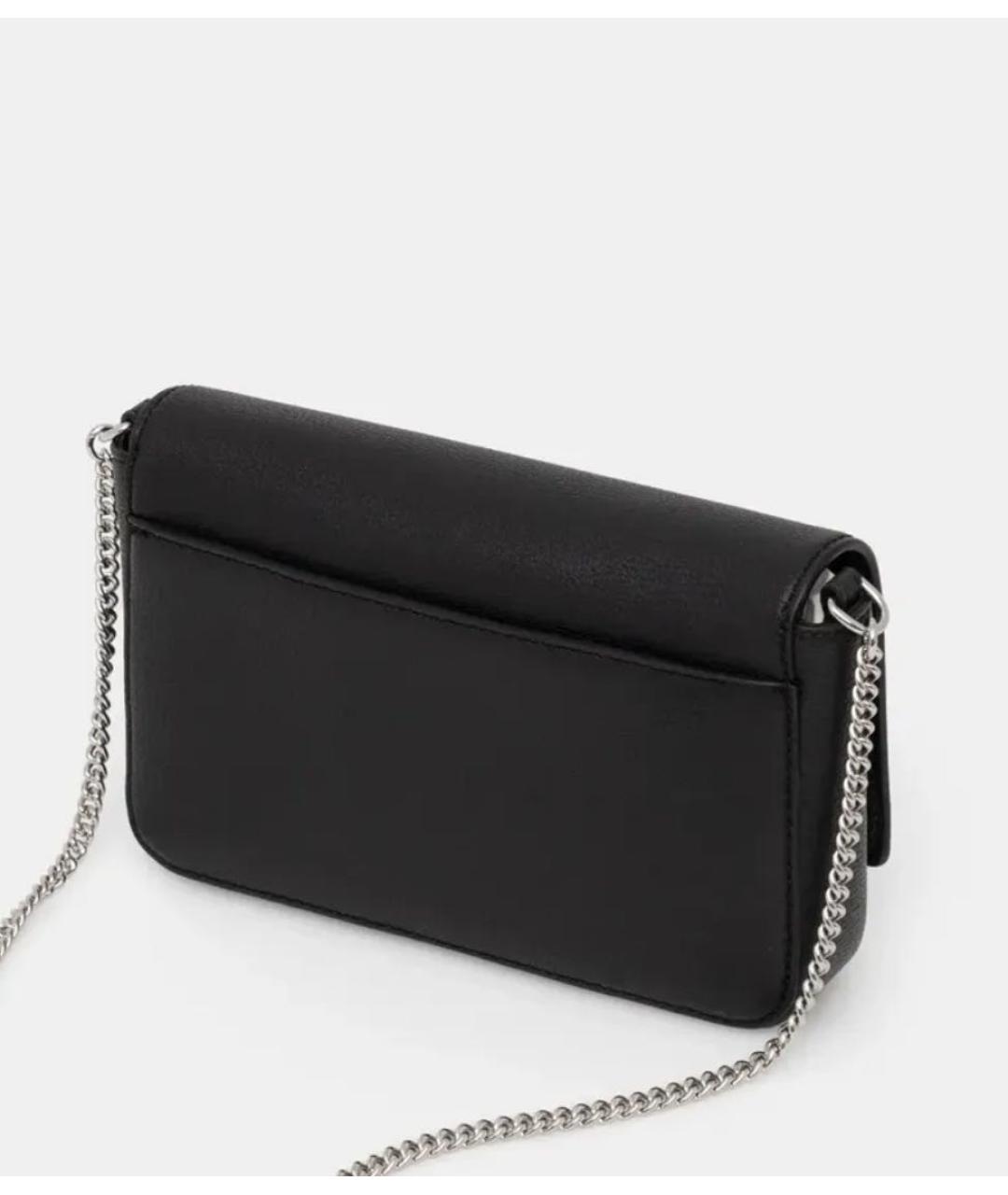 CALVIN KLEIN Черная сумка через плечо из искусственной кожи, фото 2