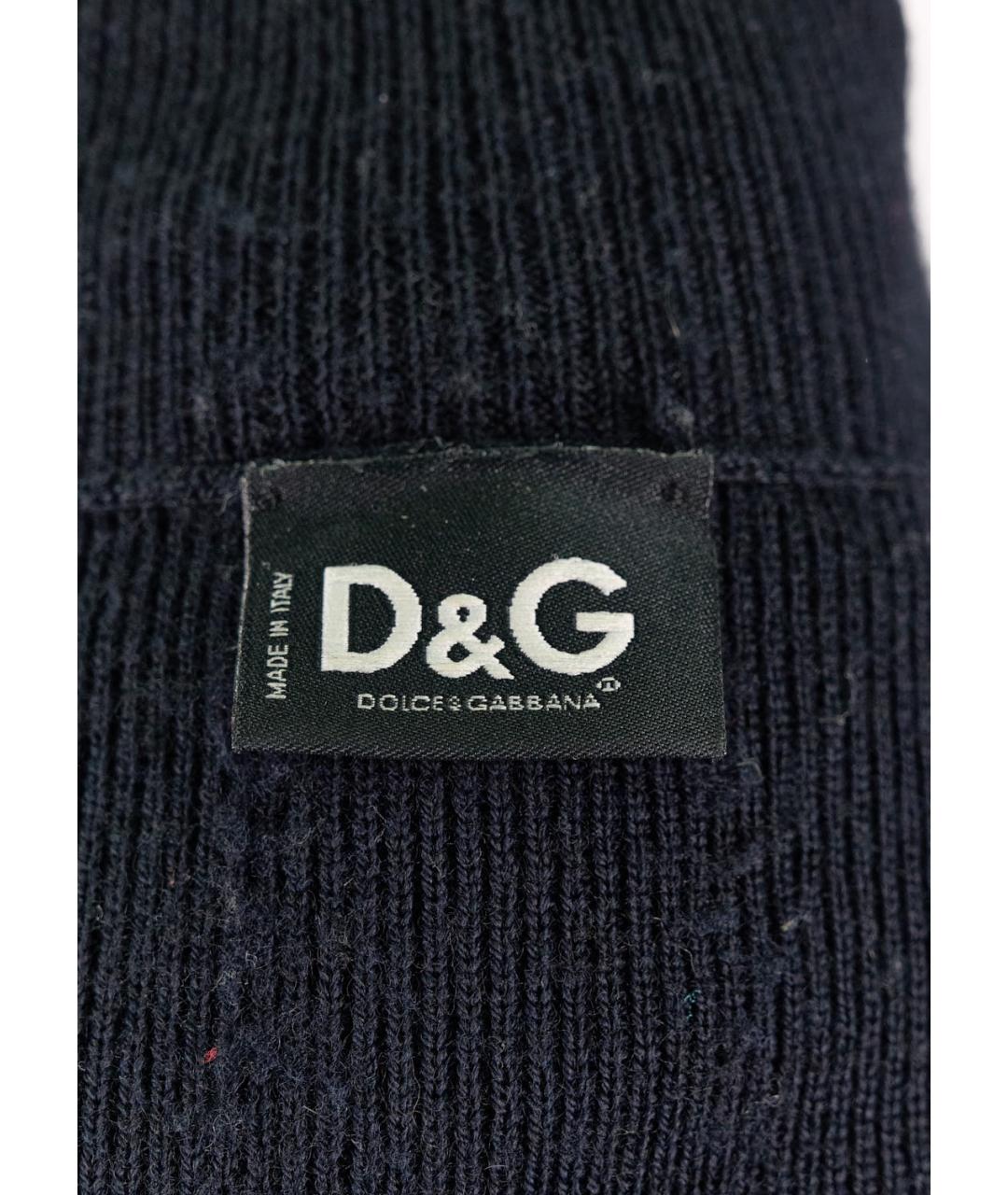 DOLCE&GABBANA Черная шерстяная водолазка, фото 3