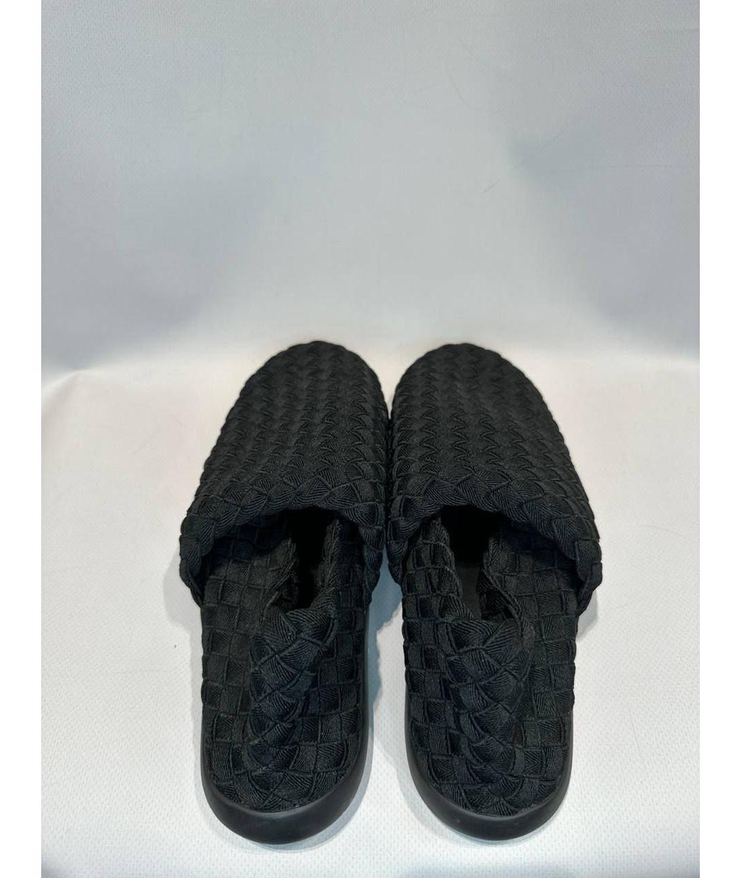 BOTTEGA VENETA Черные текстильные слипоны, фото 3
