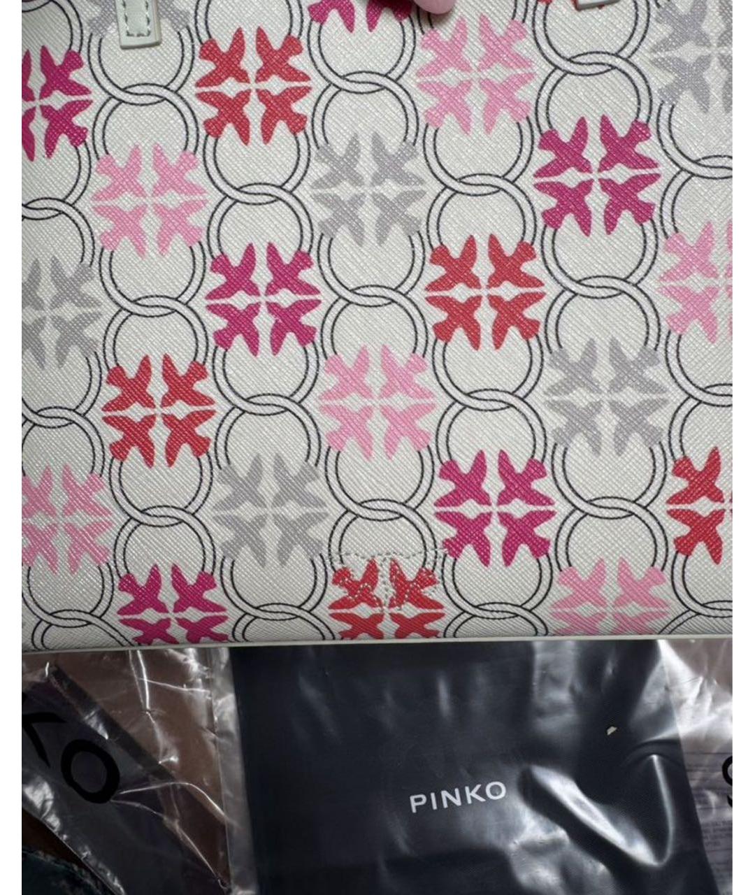 PINKO Бежевая сумка тоут, фото 6