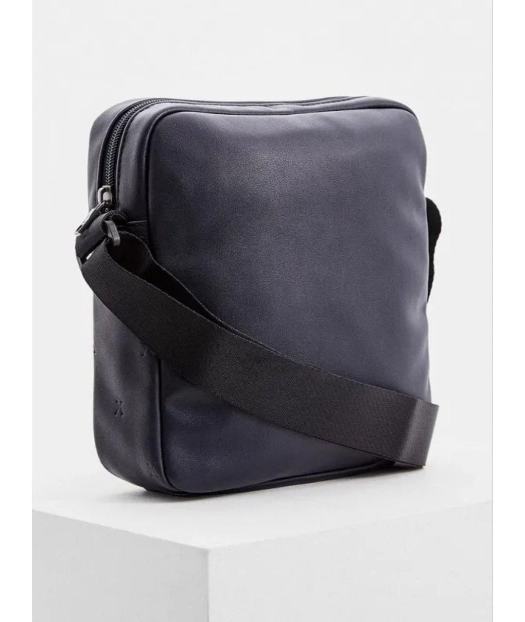 ARMANI EXCHANGE Синяя сумка на плечо из искусственной кожи, фото 2