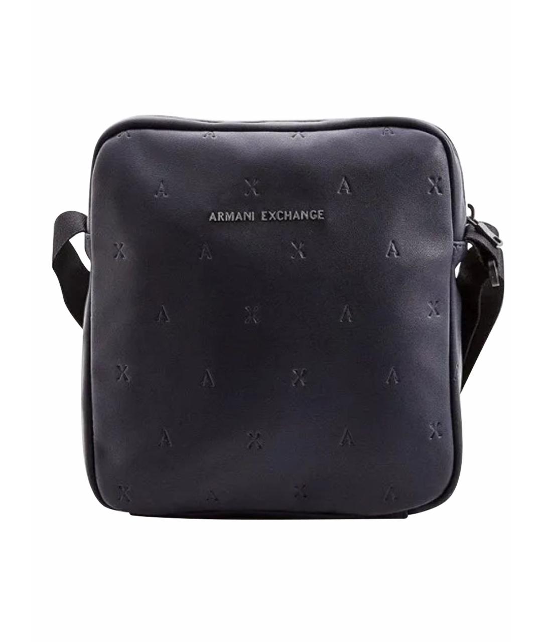 ARMANI EXCHANGE Синяя сумка на плечо из искусственной кожи, фото 1