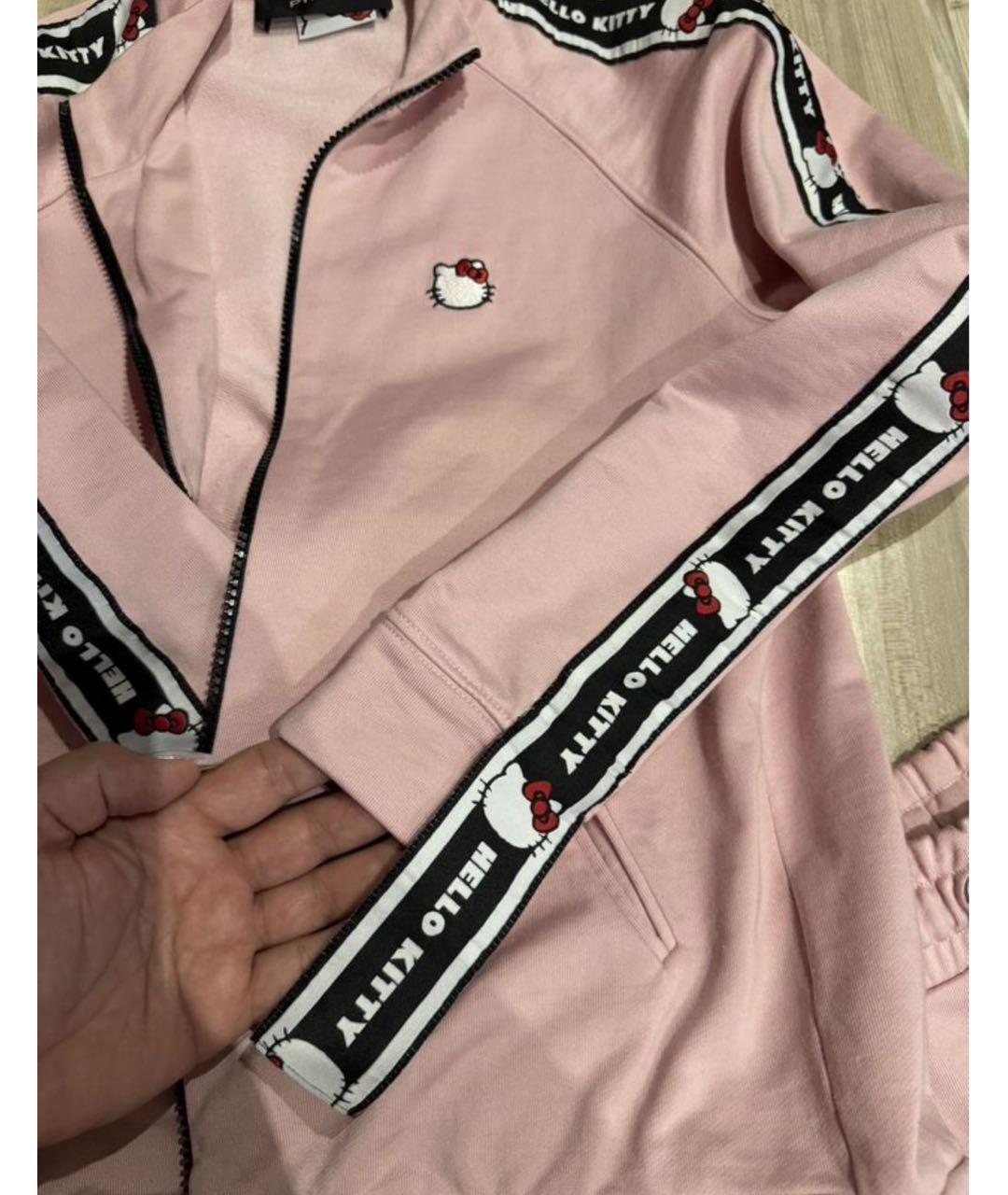 PINKO Розовый хлопко-эластановый костюм с брюками, фото 9