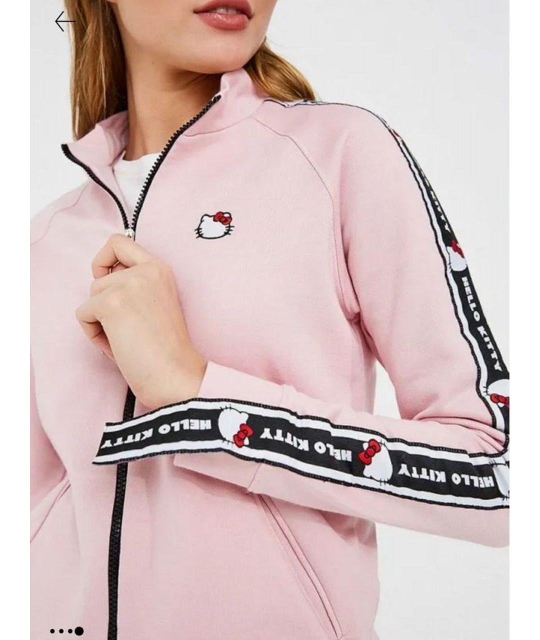 PINKO Розовый хлопко-эластановый костюм с брюками, фото 5