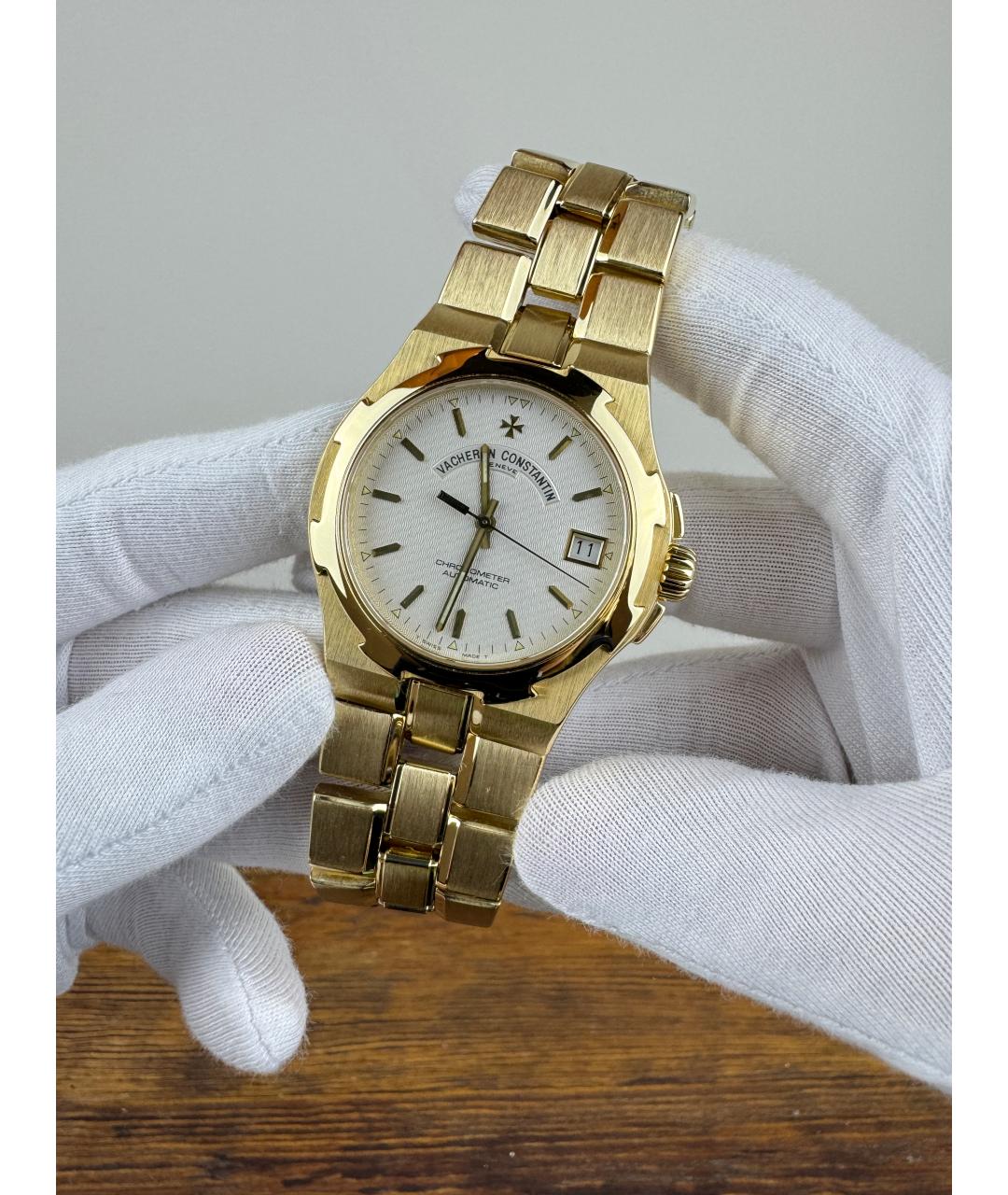 VACHERON CONSTANTIN Белые часы из желтого золота, фото 2