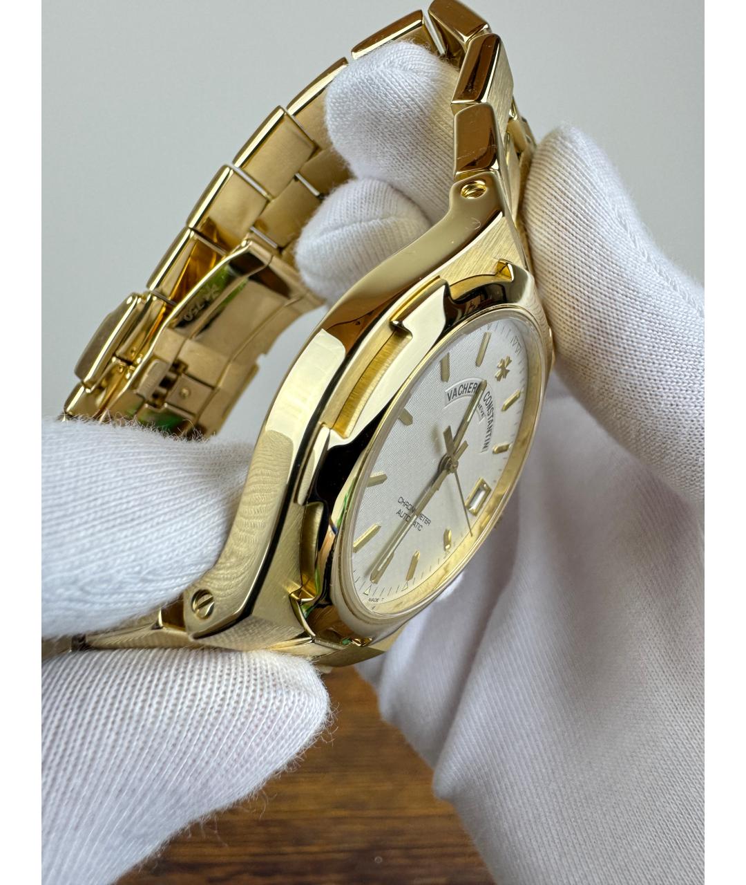 VACHERON CONSTANTIN Белые часы из желтого золота, фото 5