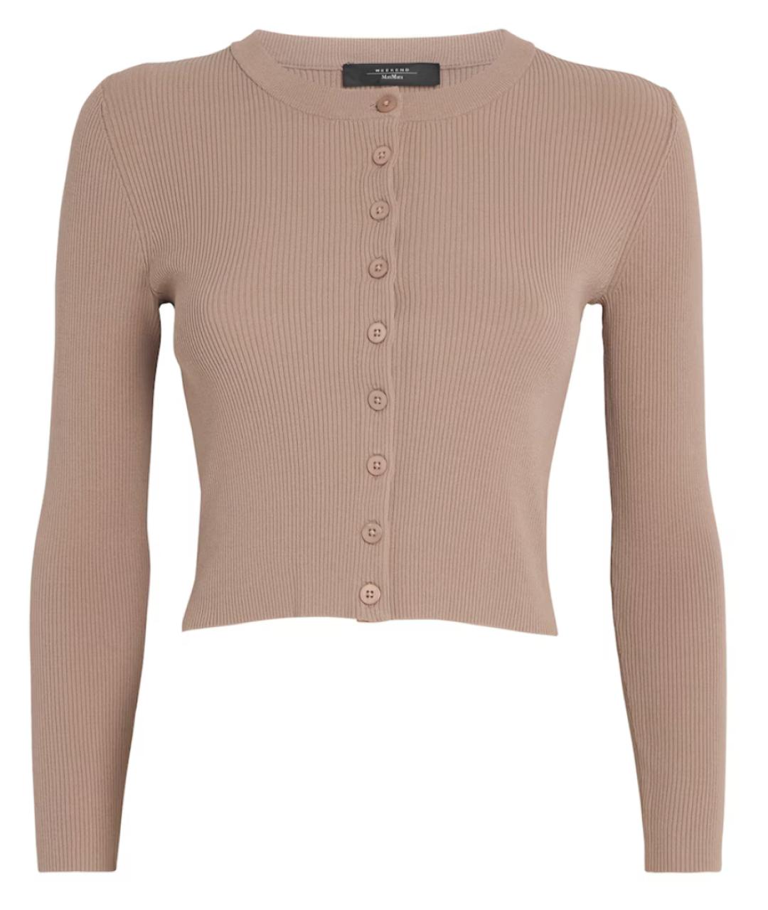 WEEKEND MAX MARA Бежевый кардиган, фото 1