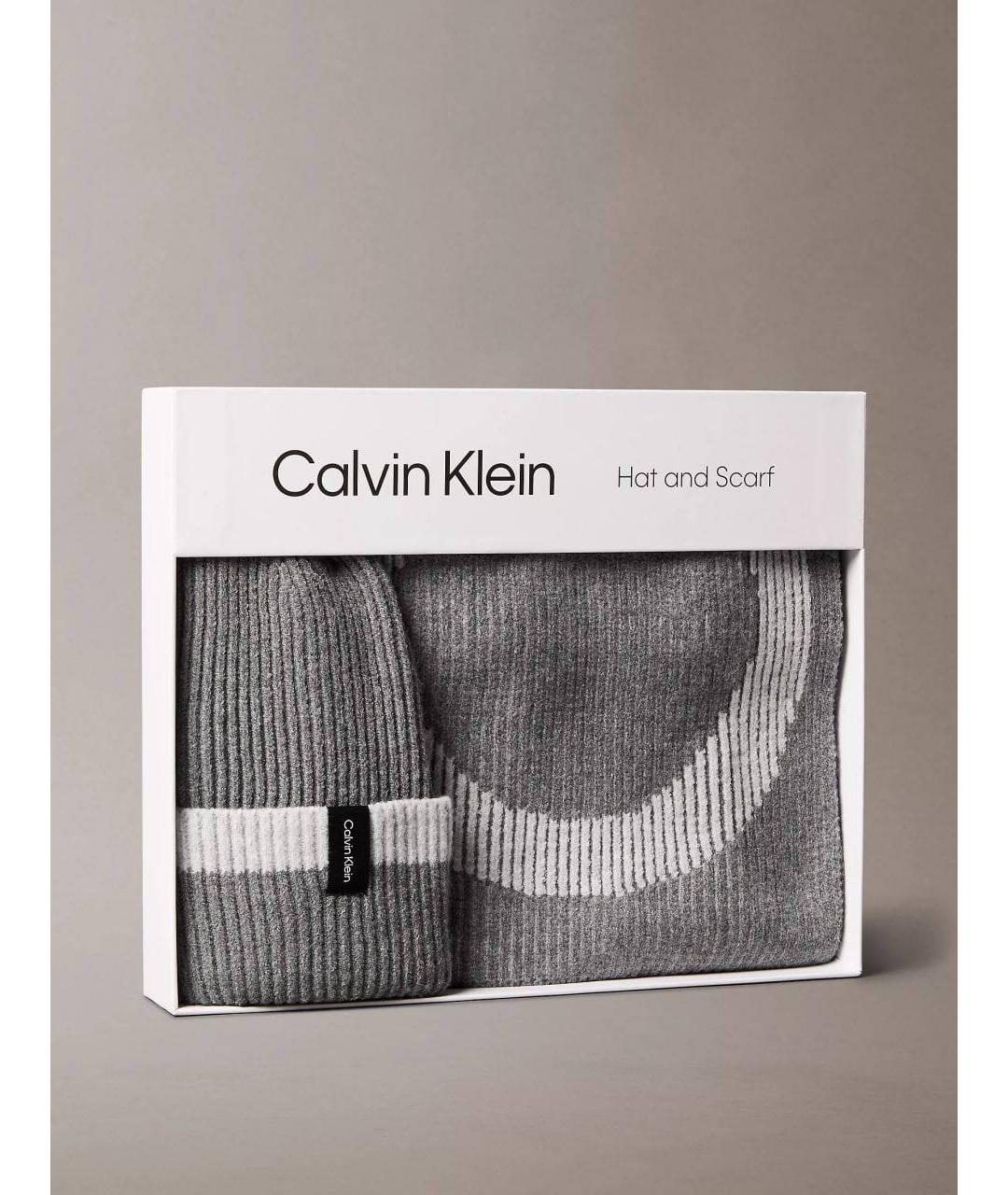 CALVIN KLEIN Серая шапка, фото 2