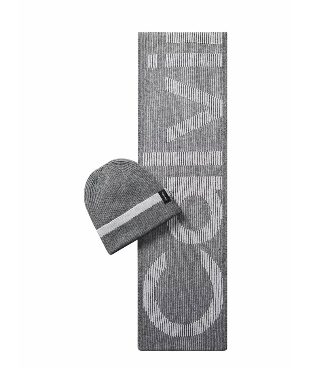 CALVIN KLEIN Серая шапка, фото 1