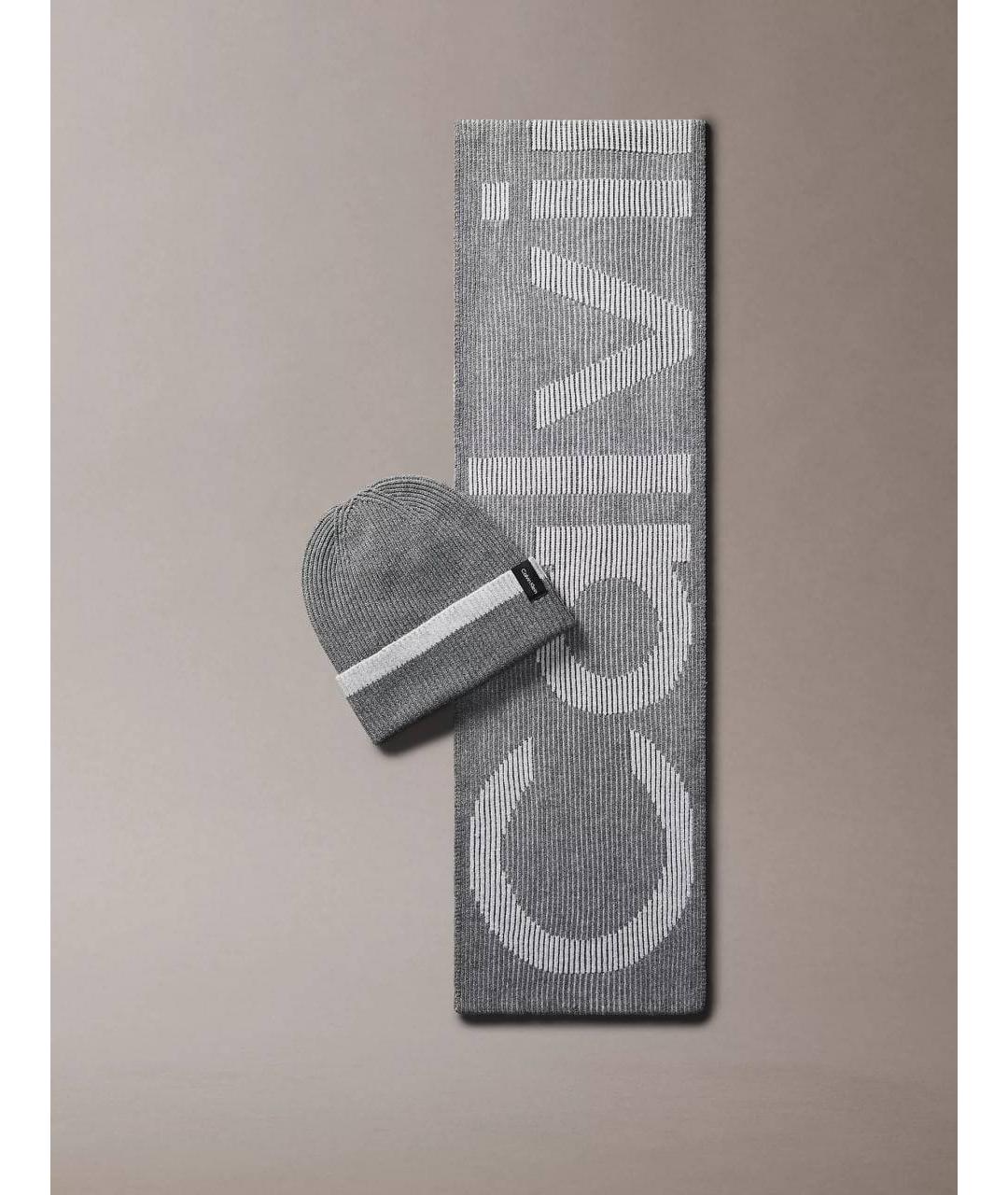 CALVIN KLEIN Серая шапка, фото 7