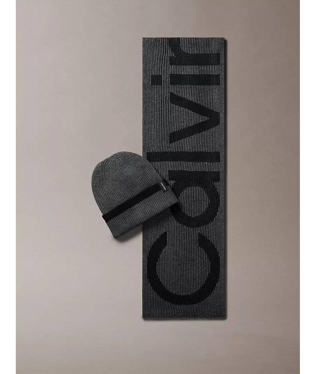 CALVIN KLEIN Серая шапка, фото 6