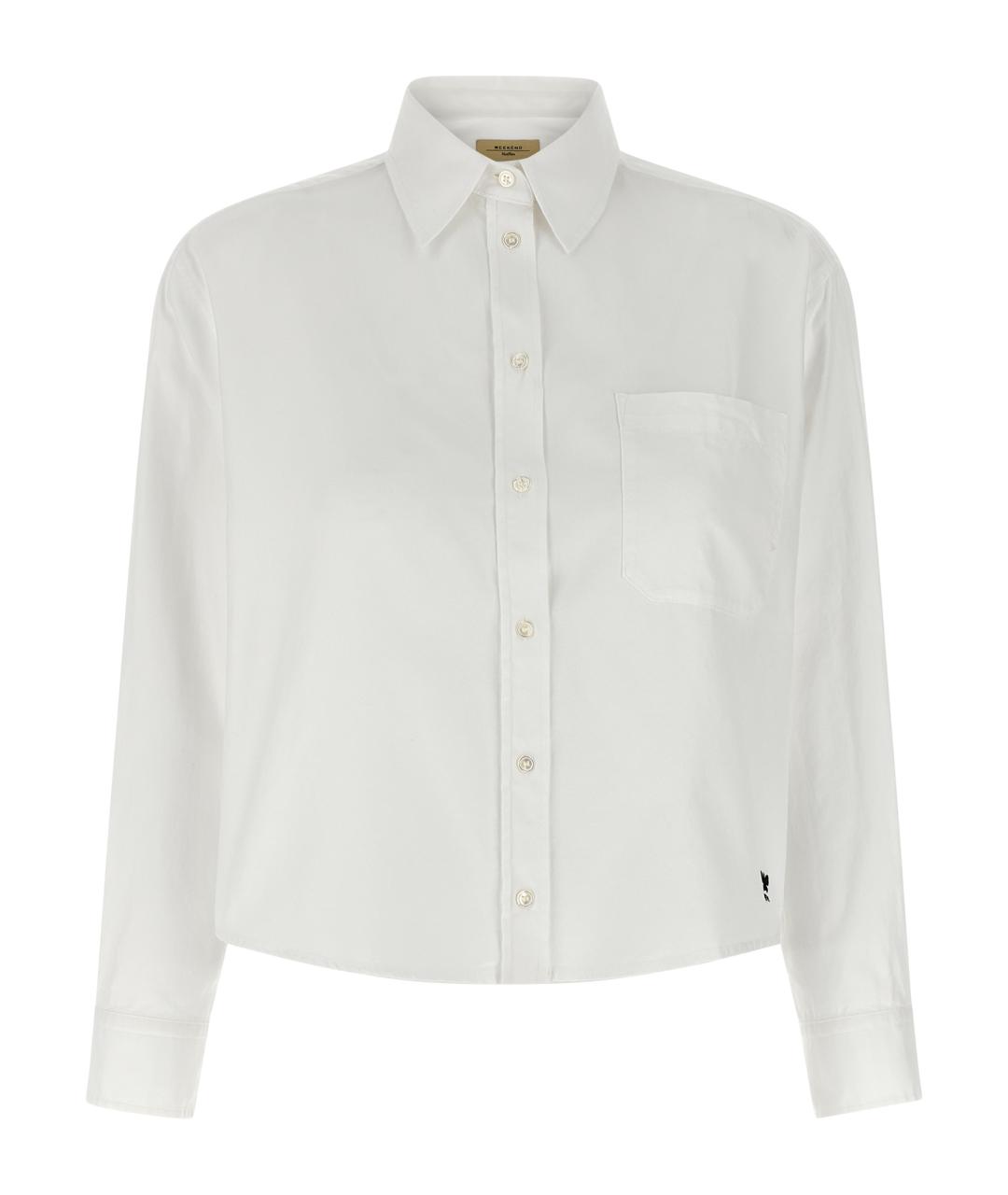 WEEKEND MAX MARA Белая хлопковая рубашка, фото 1
