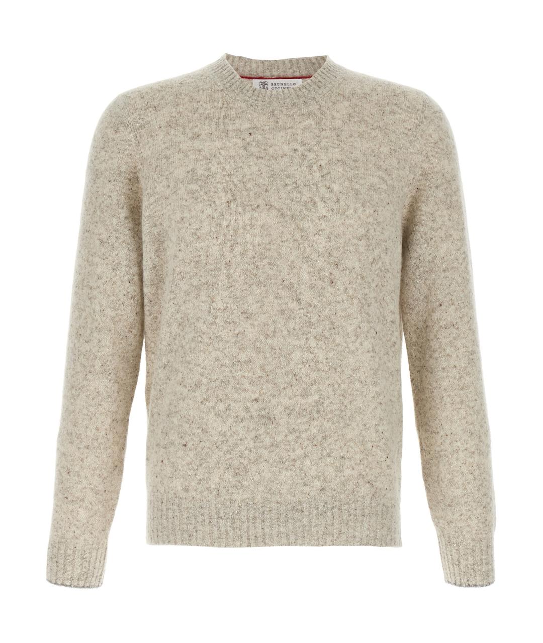 BRUNELLO CUCINELLI Серый шерстяной джемпер / свитер, фото 1
