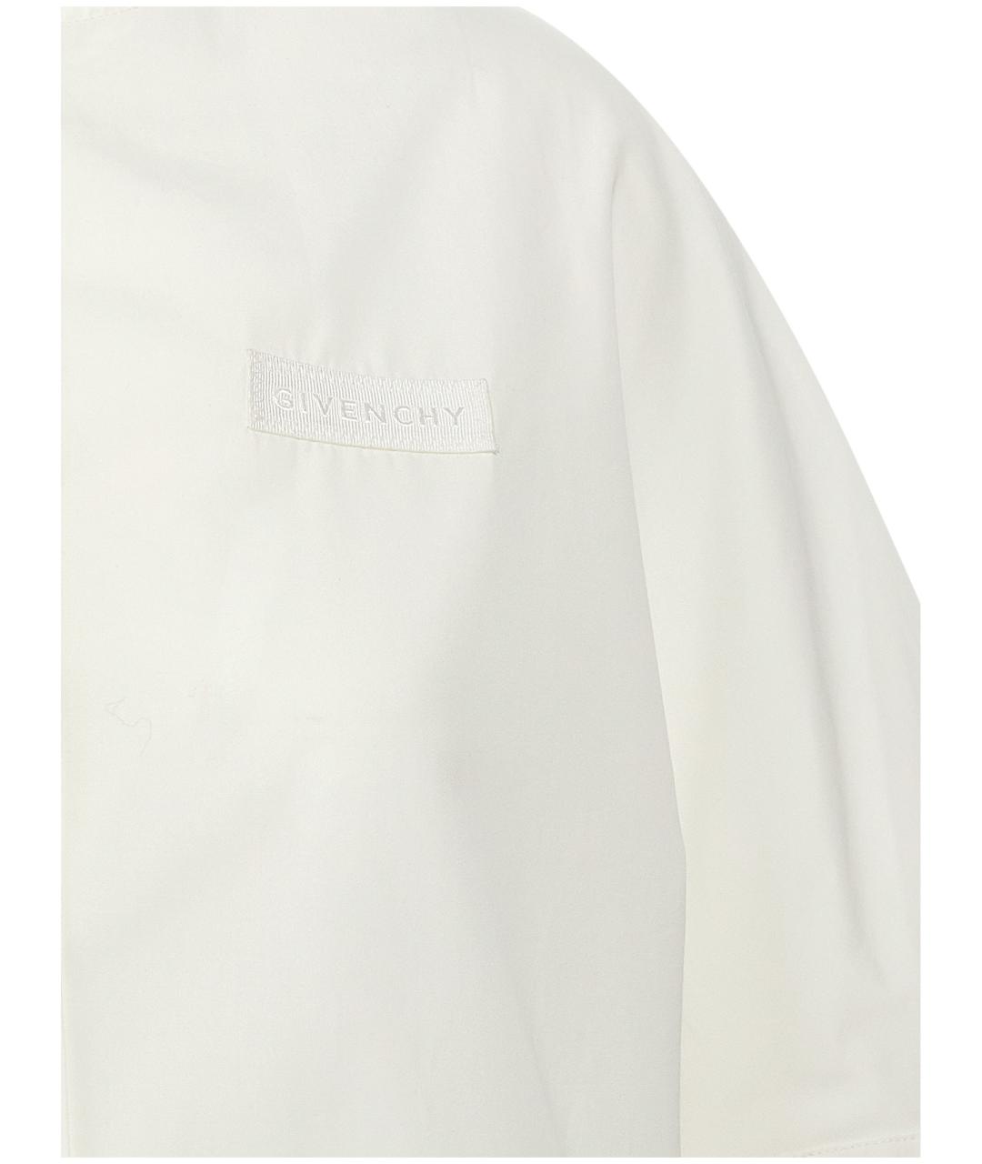 GIVENCHY Белая хлопковая блузы, фото 3