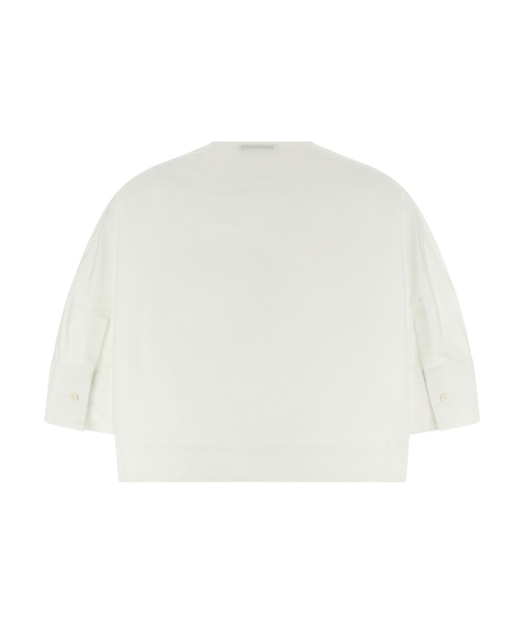 GIVENCHY Белая хлопковая блузы, фото 2