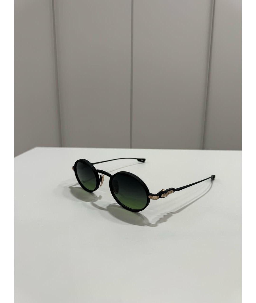 CHROME HEARTS Зеленые металлические солнцезащитные очки, фото 4