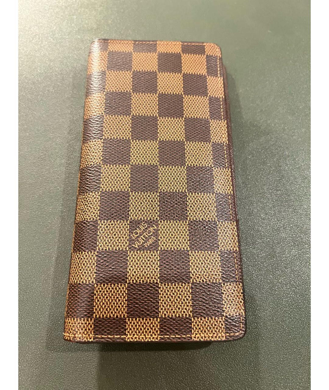 LOUIS VUITTON Коричневый кошелек, фото 7