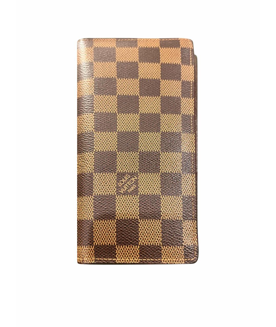 LOUIS VUITTON Коричневый кошелек, фото 1