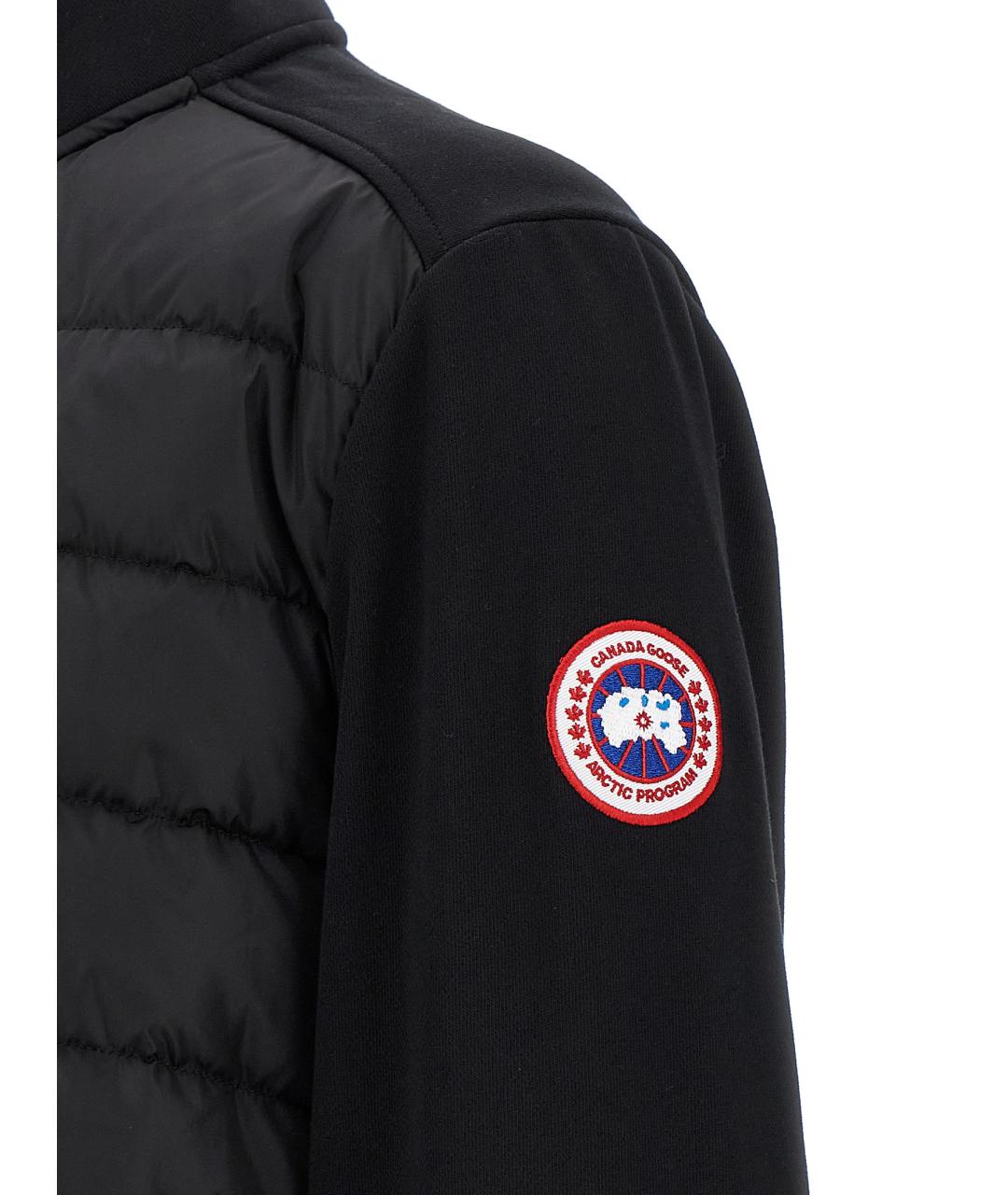 CANADA GOOSE Черная хлопковая куртка, фото 4